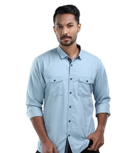 Men's Denim Shirt Light Blue