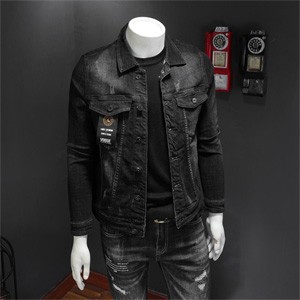 Men's Spring and autumn denim jacket