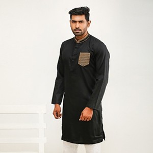 Men's Fashionable Slim Fit Panjabi
