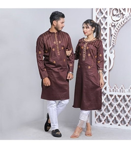 Women's & Men's Couple Panjabi & Kameez Combo