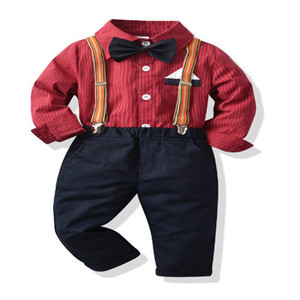 One-year-old dress male treasure suit