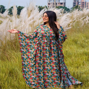 Aurora printed long kaftan