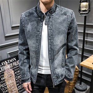 Men's Spring and autumn denim jacket