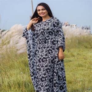 Aurora printed long kaftan