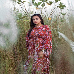 Aurora printed long kaftan