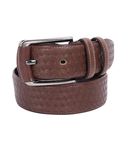 Men's Mixed Leather Formal Waist Belt