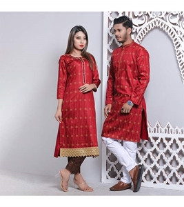 Women's & Men's Couple Panjabi & Kameez Combo