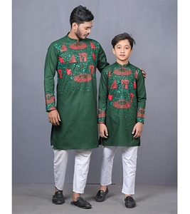 Men’s and Kids Panjabi Combo Set