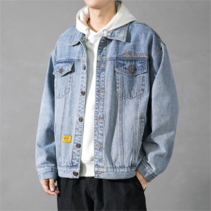 Men's Spring and autumn denim jacket