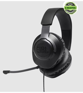 JBL Quantum 200 Wired Over-Ear Gaming Headphones Black
