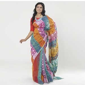 Women's Cotton Jamdani Saree