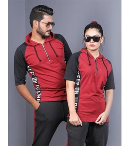 Half Sleeve Couple Hoodies