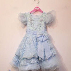GIRLS PLAIN PARTY DRESS