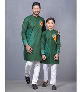 Men’s and Kids Panjabi Combo Set