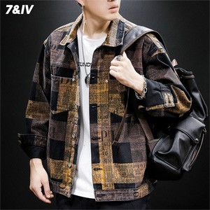 Men's Spring and autumn denim jacket