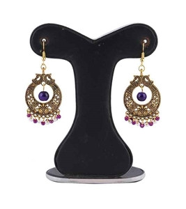 Multi Color Silk Thread Earring