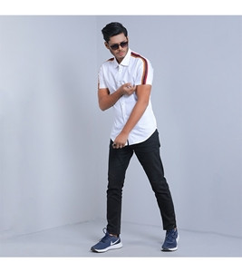 Men Half Sleeve Cotton Shirt