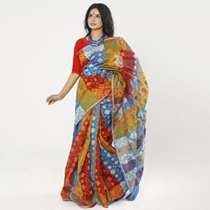 Women's Cotton Jamdani Saree
