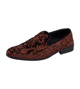 Men's Embroidery Full Tassel Shoe