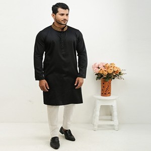 Men's Fashionable Slim Fit Panjabi