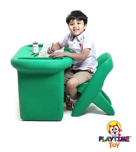 Scholar Table with Chair Green