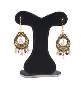 Multi Color Silk Thread Earring