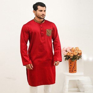 Men's Fashionable Slim Fit Panjabi
