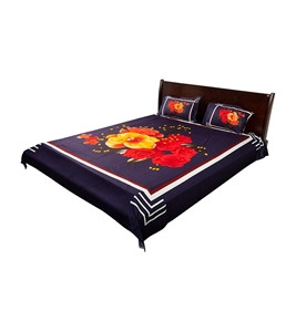 Bed Sheet Blooming Flower