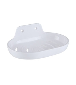 Oval Soap Case White