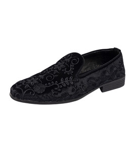 Men's Embroidery Full Tassel Shoe