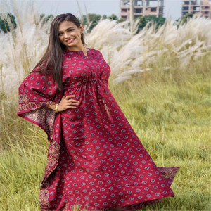 Aurora printed long kaftan