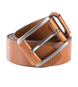 Men's Mixed Leather Formal Waist Belt