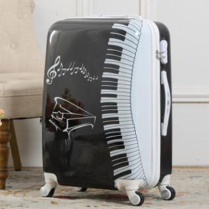 Universal Wheel Piano Pattern Luggage