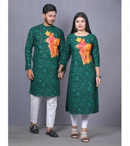 Men's & Women's Couple Panjabi & Kameez Combo