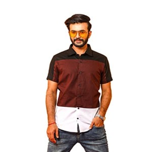 Men's Half Sleeve Causal Shirt