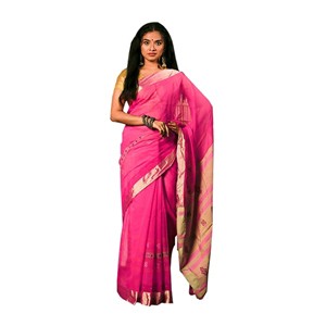 Woman's Fashionable Half Silk Saree