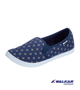 Walkar Ladies Canvas Navy