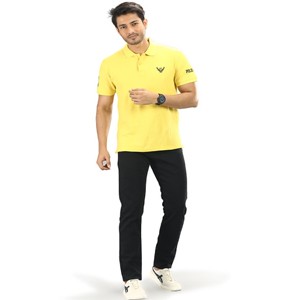 Winner Men's Polo Shirt Yellow