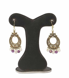 Multi Color Silk Thread Earring