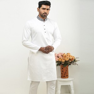 Men's Fashionable Slim Fit Panjabi