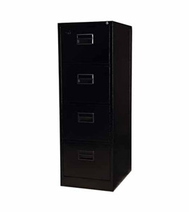 Regal Metal File Cabinet Black
