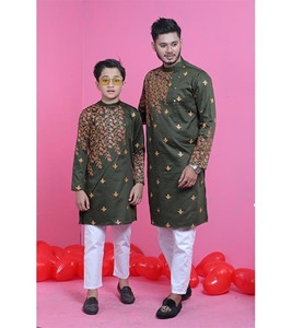 Men’s and Boy'sPanjabi Combo Set