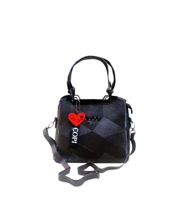 Women's Glossy Chocolate Bag