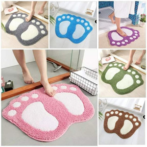 Soft Non Slip Bath Mat Bathroom Rug Absorbent Microfiber