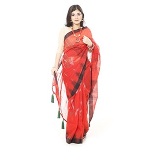 Women's Tassel Setting Monipuri Saree