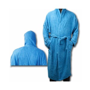 Premium Bathrobe 1 Pc Blue